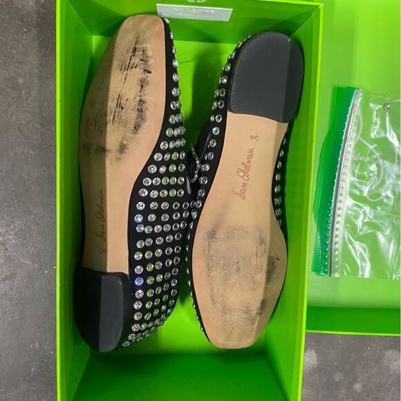 Sam Edelman Michaela Gem Flats Black
Crystal Stud Mary Jane’s shoes Revolve 6.5 - Picture 9 of 12